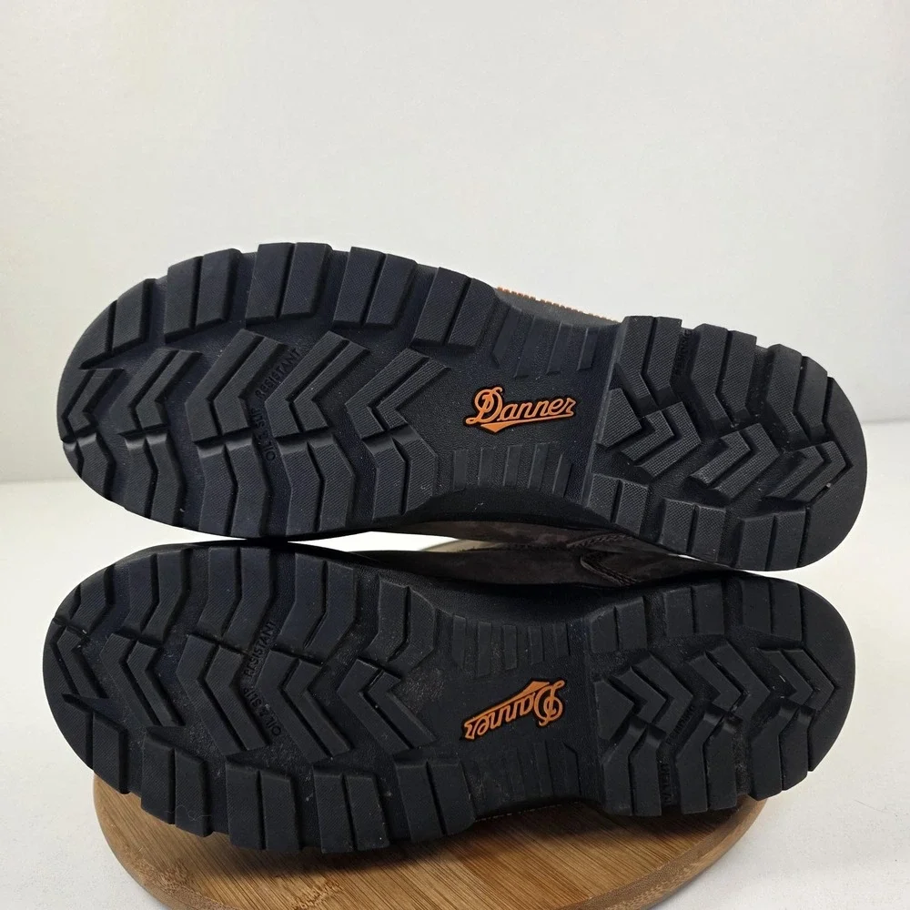 Danner Crafter Wellington Boots Mens Size 11 EE Brown Leather Pull On Work 12453 - Picture 13 of 15